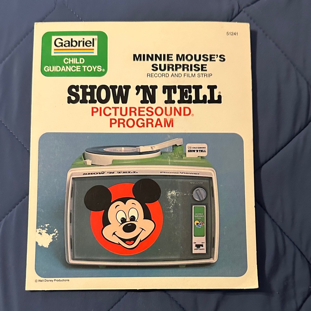 Minnie Mouse's Surprise Show 'N Tell Picturesound Program - Green